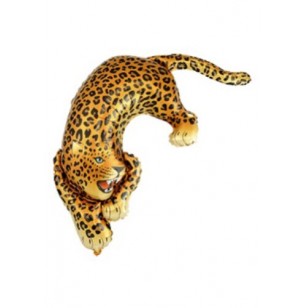 Savage Leopard Jungle Party Supershape Balloon